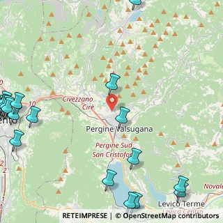 Mappa Centro Sportivo Comunale località Ponte di Vigalzano, 38057 Pergine Valsugana TN, Italia (7.129)