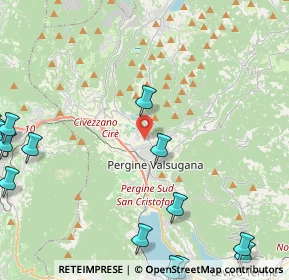 Mappa Centro Sportivo Comunale località Ponte di Vigalzano, 38057 Pergine Valsugana TN, Italia (7.129)