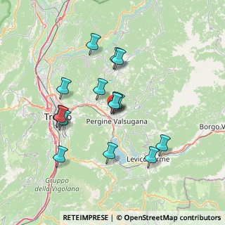 Mappa Centro Sportivo Comunale località Ponte di Vigalzano, 38057 Pergine Valsugana TN, Italia (6.644)