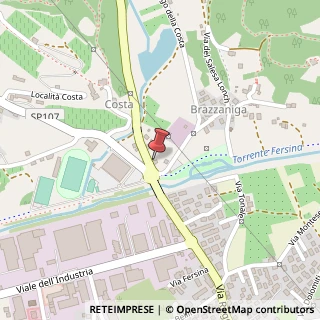Mappa Via Al Ponte, 6, 38057 Castello Tesino, Trento (Trentino-Alto Adige)