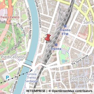 Mappa Corso Michelangelo Buonarroti, 6, 38122 Trento, Trento (Trentino-Alto Adige)
