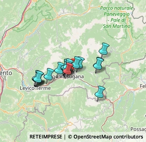 Mappa Via Canonica, 38059 Strigno TN, Italia (9.393)