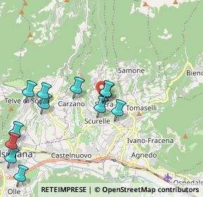 Mappa Via Canonica, 38059 Strigno TN, Italia (2.30583)