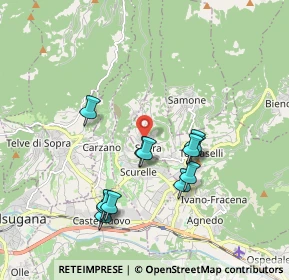 Mappa Via Canonica, 38059 Strigno TN, Italia (1.73417)