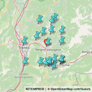 Mappa Frazione Vigalzano, 38057 Pergine Valsugana TN, Italia (7.157)