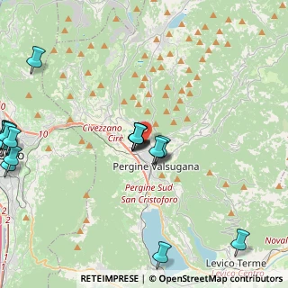 Mappa Frazione Vigalzano, 38057 Pergine Valsugana TN, Italia (5.366)