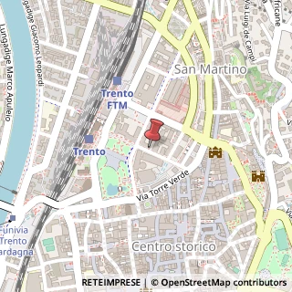 Mappa Via Antonio Gazzoletti, 15, 38122 Trento, Trento (Trentino-Alto Adige)