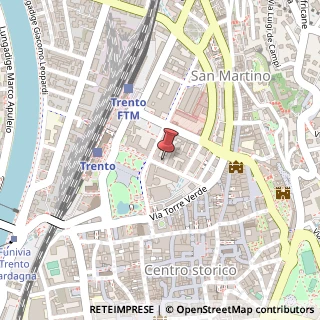 Mappa Via Antonio Gazzoletti, 15, 38122 Trento, Trento (Trentino-Alto Adige)