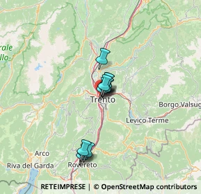 Mappa Via Cristoforo Busetti, 38121 Trento TN, Italia (8.85727)