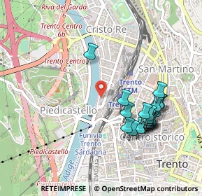 Mappa Via Cristoforo Busetti, 38121 Trento TN, Italia (0.483)