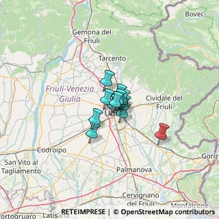 Mappa Via della Faula, 33100 Udine UD, Italia (5.56167)