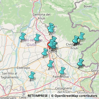 Mappa Via della Faula, 33100 Udine UD, Italia (13.09526)