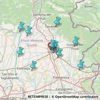 Mappa Via della Faula, 33100 Udine UD, Italia (12.8125)