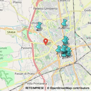 Mappa Via della Faula, 33100 Udine UD, Italia (1.86727)