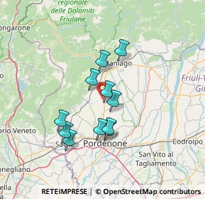 Mappa Via dell'Uguaglianza, 33081 Aviano PN, Italia (11.04909)