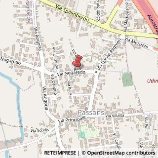Mappa Via Nogaredo, 24/5, 33037 Udine, Udine (Friuli-Venezia Giulia)