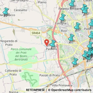 Mappa Via Nogaredo, 33035 Martignacco UD, Italia (3.61722)