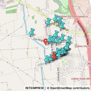 Mappa Via Nogaredo, 33035 Martignacco UD, Italia (0.4037)