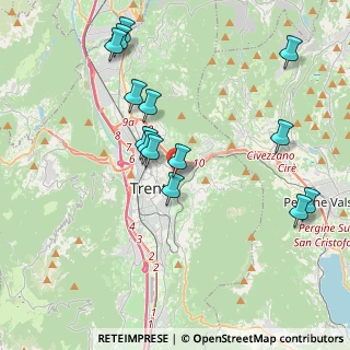 Mappa Localita' San Dona', 38122 Trento TN, Italia (4.125)