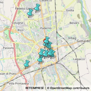 Mappa Via Codroipo, 33100 Udine UD, Italia (1.54182)