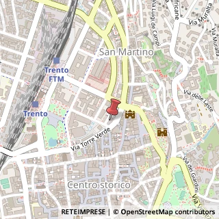 Mappa Piazza Silvio Pellico, 5, 38122 Trento, Trento (Trentino-Alto Adige)