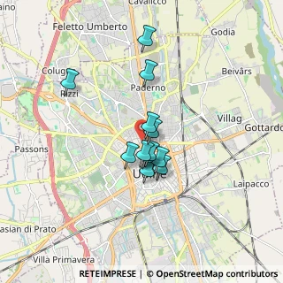 Mappa Via Ermes di Colloredo, 33100 Udine UD, Italia (1.20083)