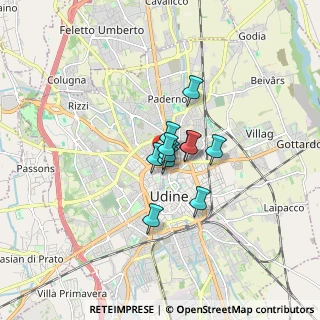 Mappa Via Ermes di Colloredo, 33100 Udine UD, Italia (0.87545)