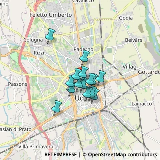 Mappa Via Ermes di Colloredo, 33100 Udine UD, Italia (1.04867)