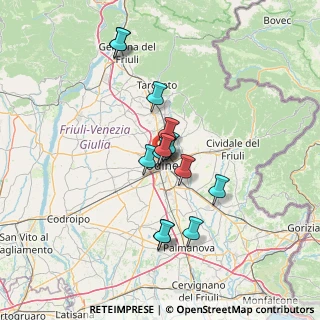 Mappa Via Ermes di Colloredo, 33100 Udine UD, Italia (10.65714)