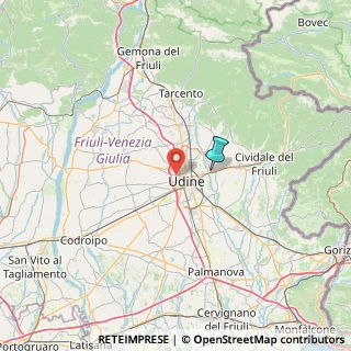 Mappa Via Derna, 33100 Udine UD, Italia (76.07421)