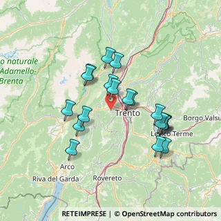 Mappa Via di Revòlta, 38123 Sopramonte TN, Italia (12.83211)