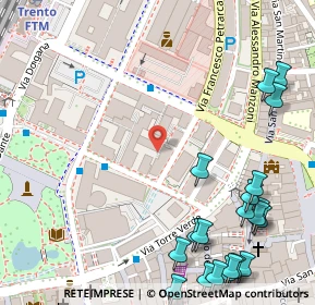 Mappa Via Francesco Petrarca, 38121 Trento TN, Italia (0.192)