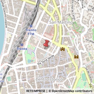 Mappa Via Antonio Gazzoletti, 43, 38122 Trento, Trento (Trentino-Alto Adige)
