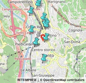 Mappa Via Francesco Petrarca, 38121 Trento TN, Italia (0.80083)