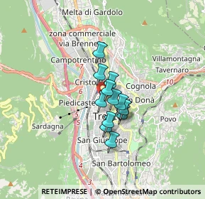 Mappa Via Francesco Petrarca, 38121 Trento TN, Italia (0.94)