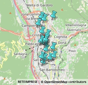 Mappa Via Francesco Petrarca, 38121 Trento TN, Italia (1.10579)