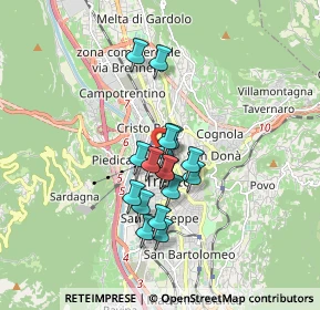 Mappa Via Francesco Petrarca, 38121 Trento TN, Italia (1.24118)