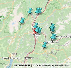 Mappa Via Francesco Petrarca, 38121 Trento TN, Italia (11.9875)