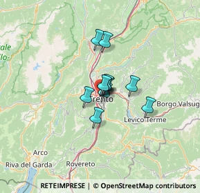 Mappa Via Francesco Petrarca, 38121 Trento TN, Italia (6.59727)