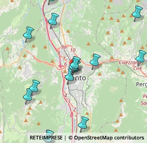 Mappa Via Francesco Petrarca, 38121 Trento TN, Italia (5.6835)