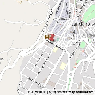 Mappa Via Silvio Spaventa, 35, 66034 Lanciano, Chieti (Abruzzo)