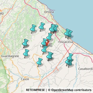 Mappa Via Pollidori di Mastrorenzo, 66034 Lanciano CH, Italia (7.09632)