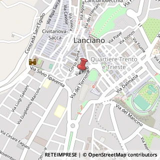 Mappa Via Asilo, 16, 66034 Lanciano, Chieti (Abruzzo)