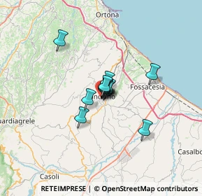 Mappa Piazza Pietrosa, 66034 Lanciano CH, Italia (3.37167)