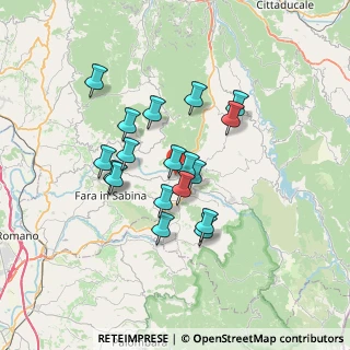 Mappa Via Vaschette, 02030 Frasso Sabino RI, Italia (5.98667)