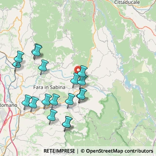 Mappa Via Vaschette, 02030 Frasso Sabino RI, Italia (9.56556)