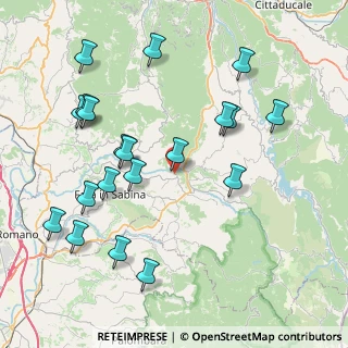 Mappa Via Vaschette, 02030 Frasso Sabino RI, Italia (9.3685)
