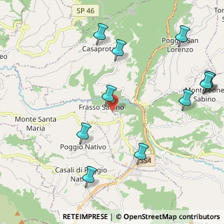 Mappa Via Vaschette, 02030 Frasso Sabino RI, Italia (2.77455)
