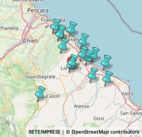 Mappa Via Fabio Filzi, 66034 Lanciano CH, Italia (11.31)