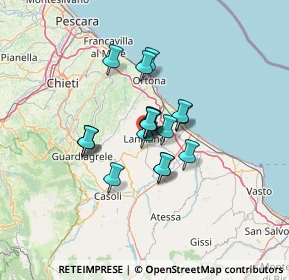 Mappa Via R. Fauro, 66034 Lanciano CH, Italia (8.67667)